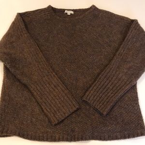 Max Studio Cozy Brown Sweater M